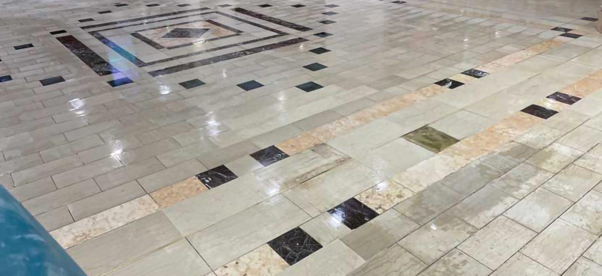 Diverse Floor Restorations' Limestone Floor Restoration